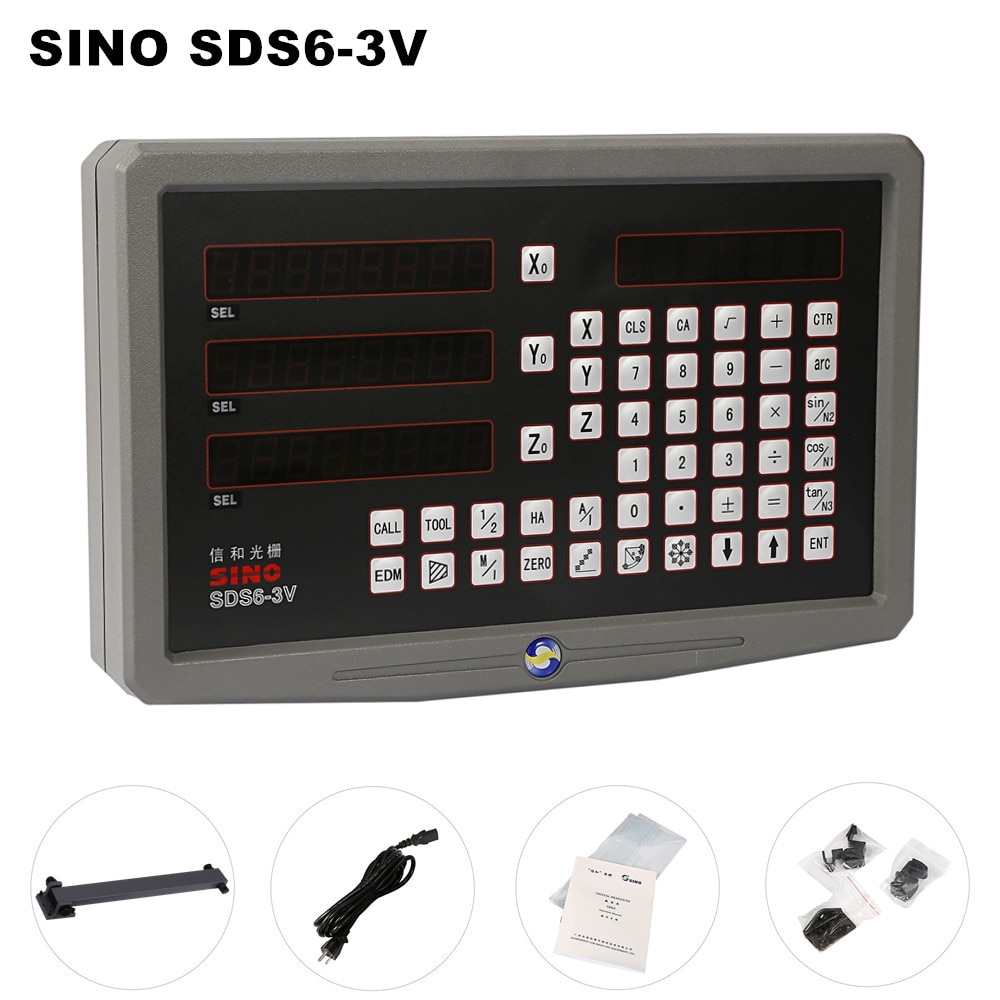 SINO SDS6-3V 3  ݼ Ŀ  ǵ DRO TTL RS..